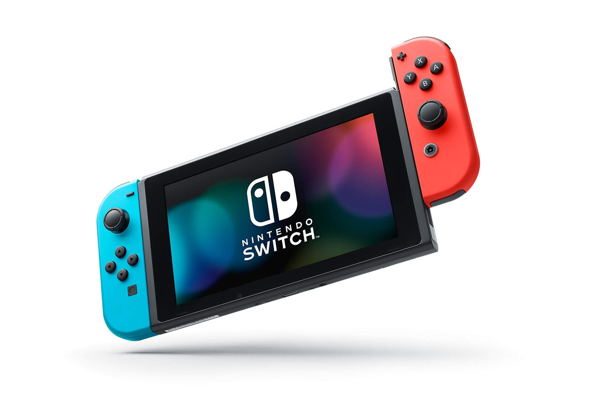 Neon Blue and Neon Red Switch Console V9732