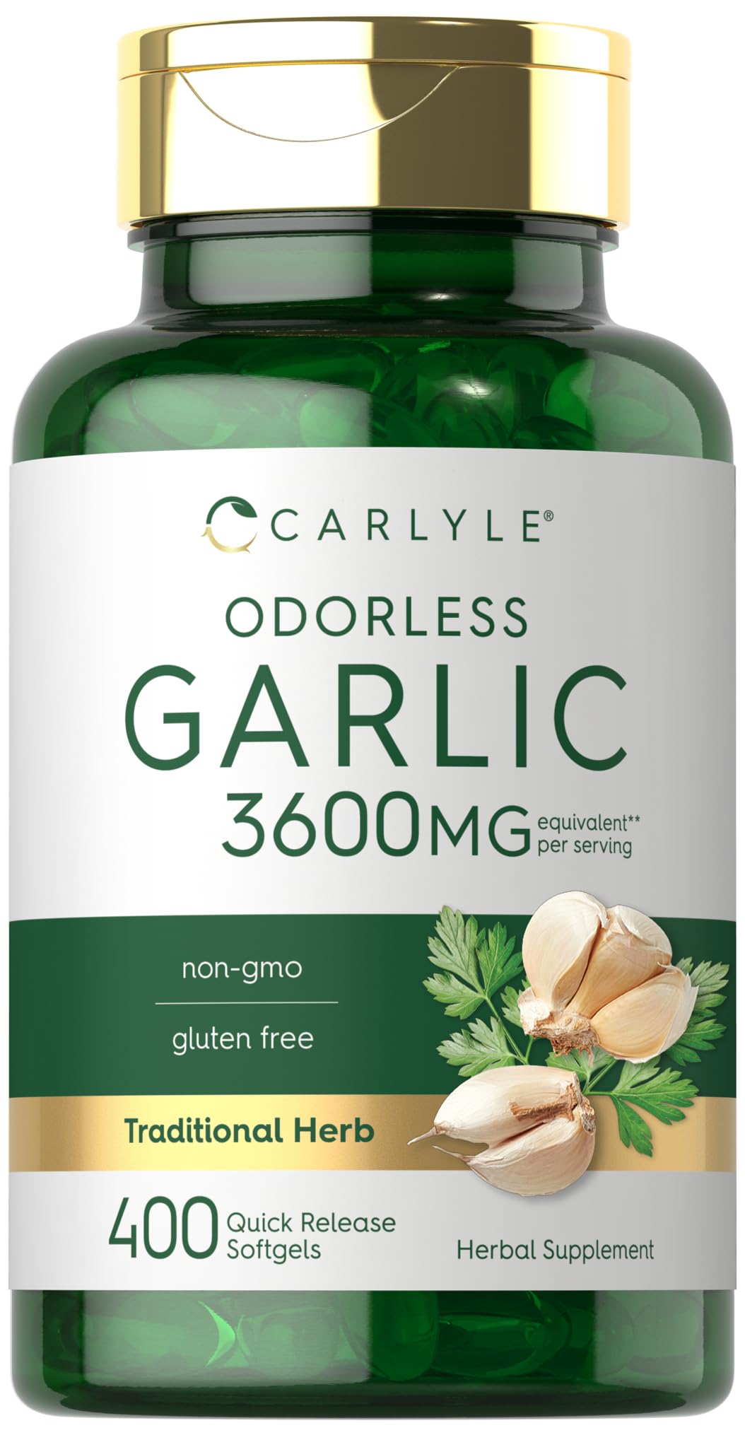 Odorless Garlic Supplement 400 Softgels N406225