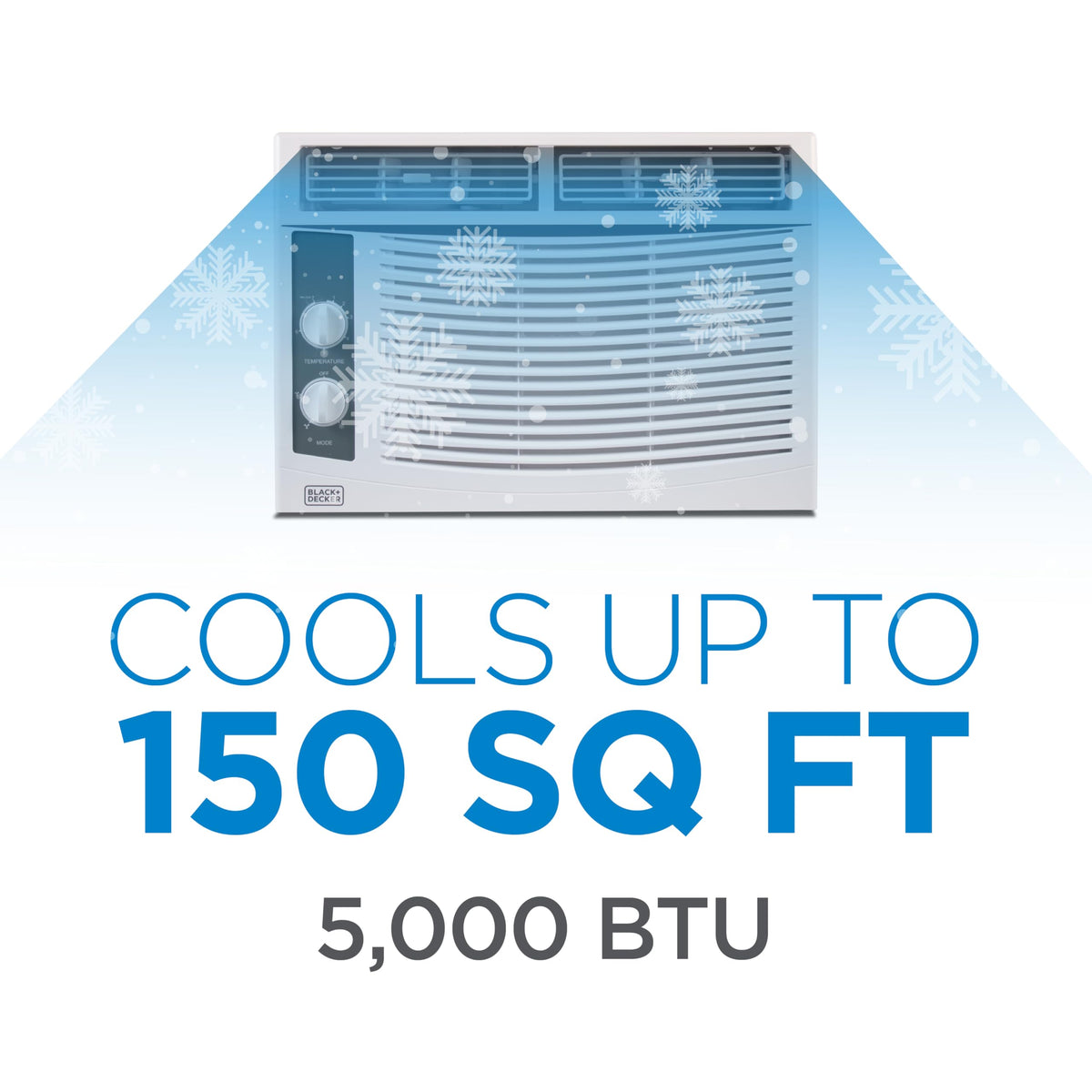 White 5,000 BTU Window Air Conditioner S1632