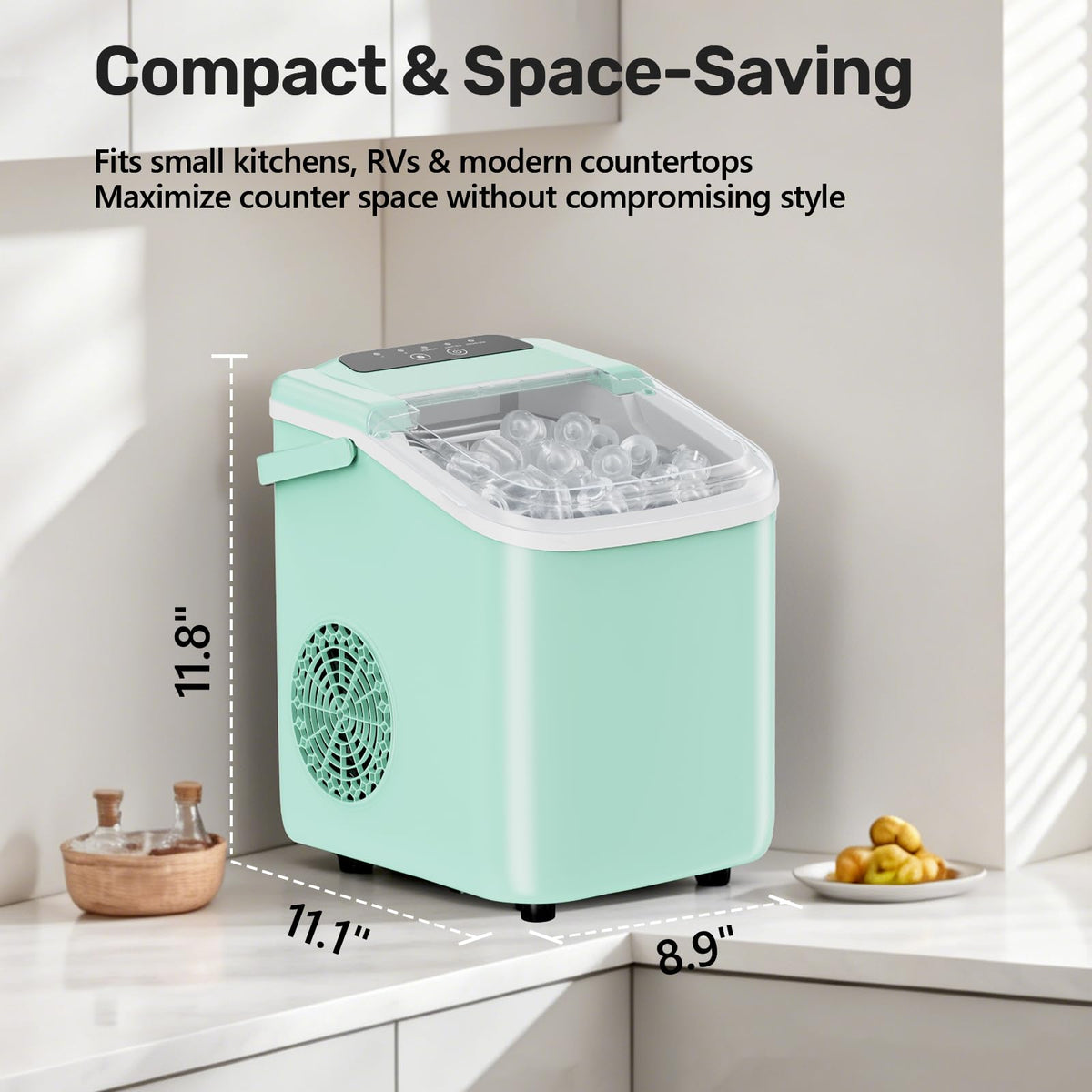 Countertop Ice Maker with Self-Cleaning F231