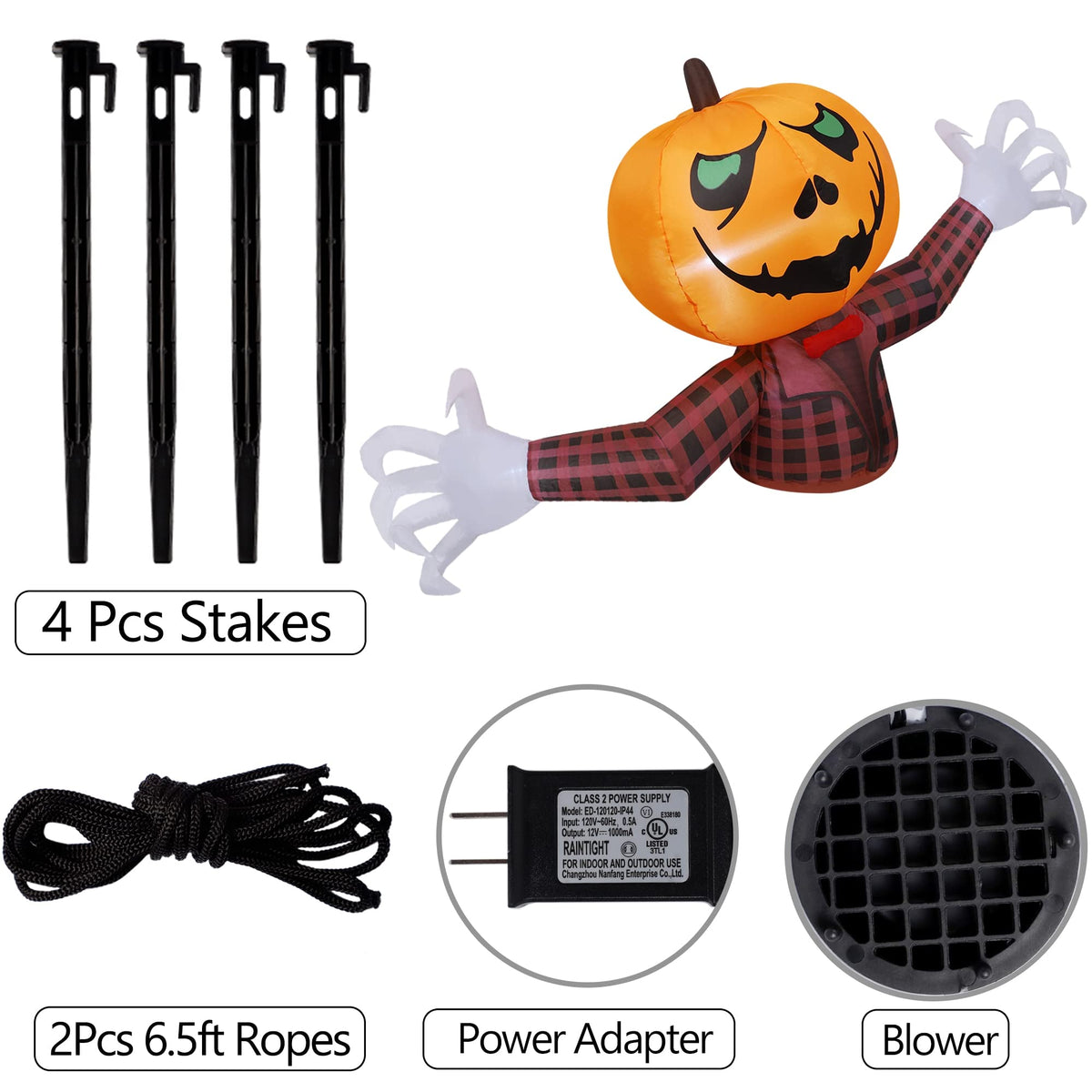 7FT Halloween Inflatable Outdoor Decorations M6588