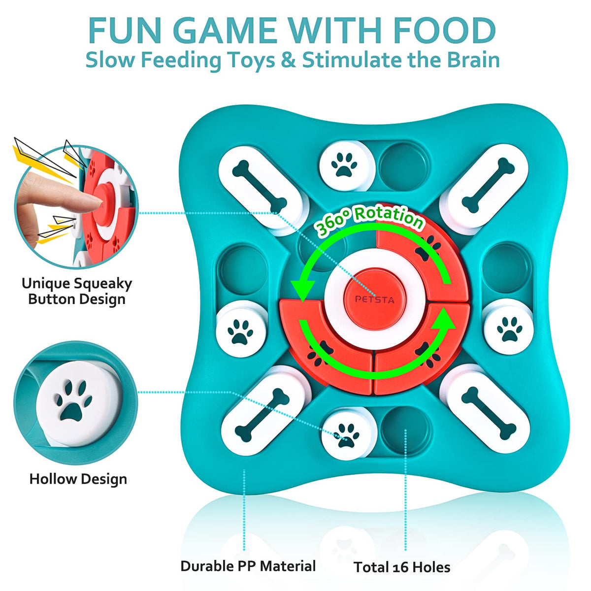 Dog Puzzle Treat Dispensing Toys M972