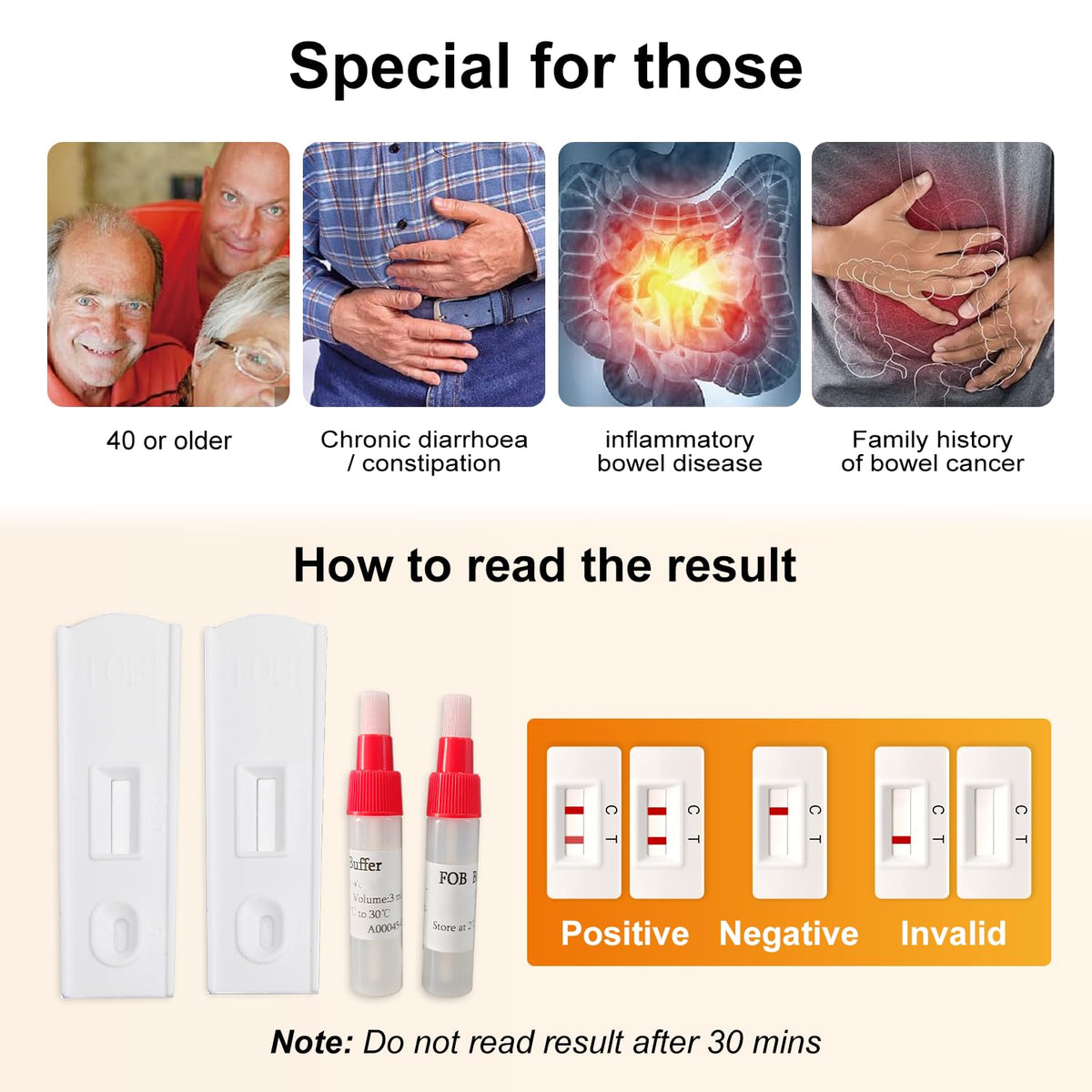 Fecal Occult Blood Test Kit 2 pcs K442