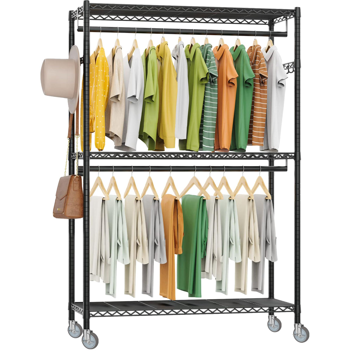 5-Inch Caster for Wire Shelving Racks, Set of 4 O782