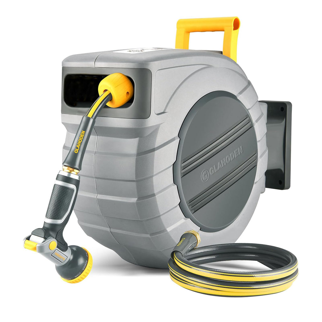 5/8 in x 100 ft Retractable Garden Hose Reel X449048