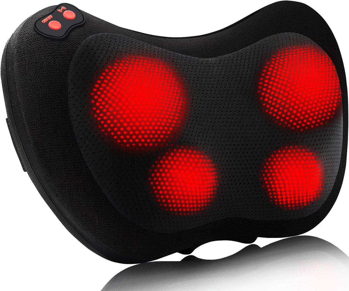 Black Shiatsu Back Massager with Heat D7983