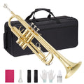 Bb Trumpet with Case Mouthpiece Gloves Cleaning Kit and Polish Cloth M277918