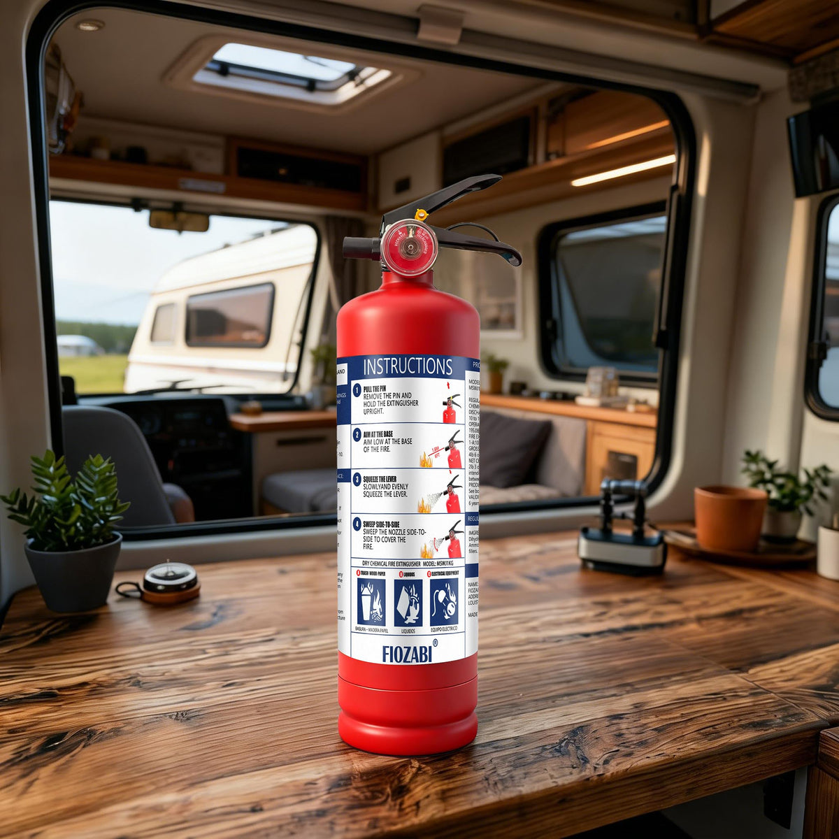 2.5 lb Dry Chemical Fire Extinguisher H224