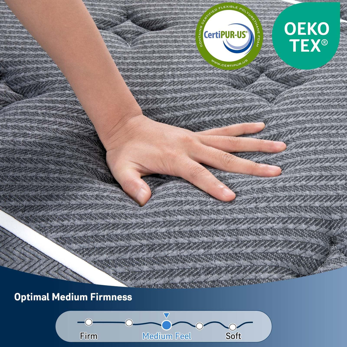 12 Inch Gel Memory Foam Hybrid Mattress O904201