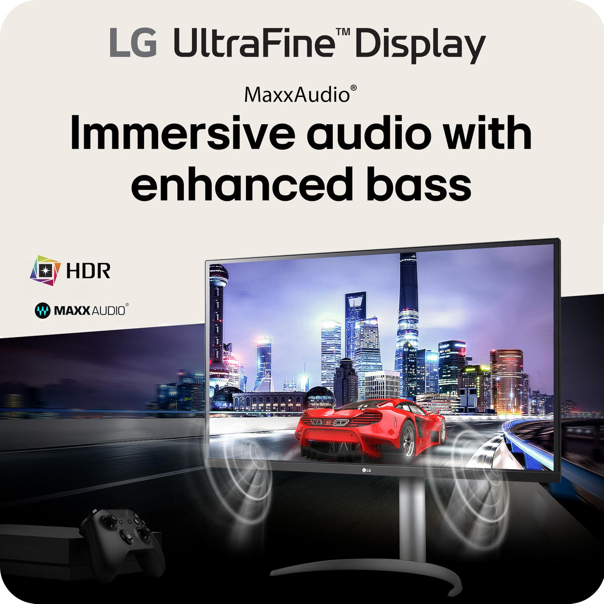 32-inch 4K UHD IPS Computer Monitor with Built-in Speaker, White W6594