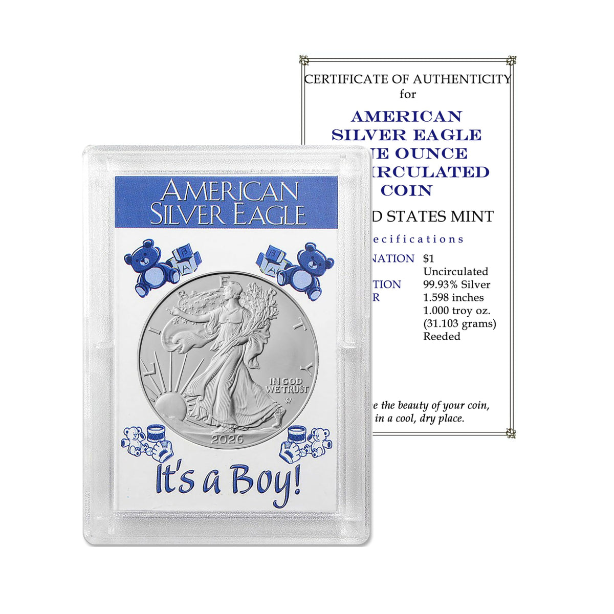 2026 U.S. Silver Eagle 1 oz Brilliant Uncirculated W707679