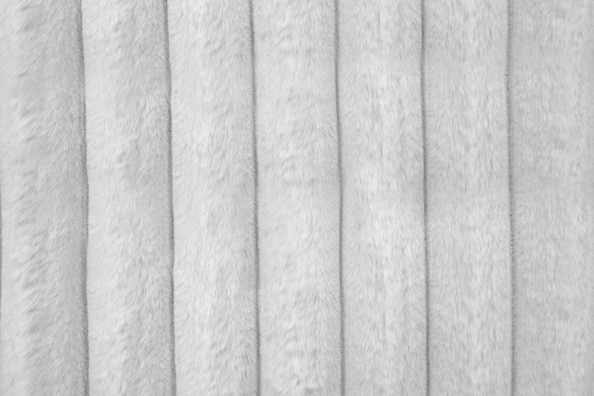 Light Gray Corduroy Manual Motion Loveseat V38866
