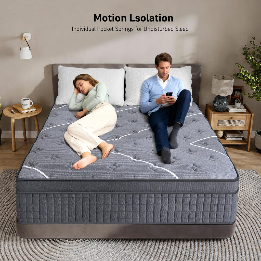 12 Inch Gel Memory Foam Hybrid Mattress O904201