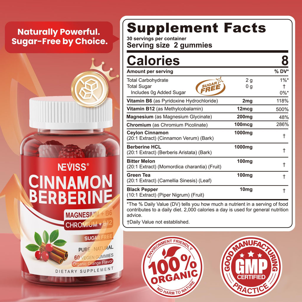 Sugar Free Vegan 2000mg Berberine Gummies T808