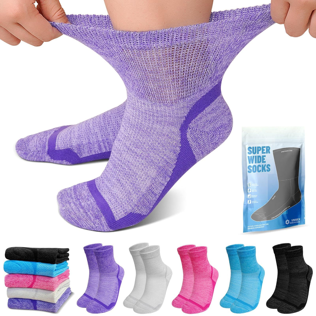 Bamboo Viscose Diabetic Socks C2032