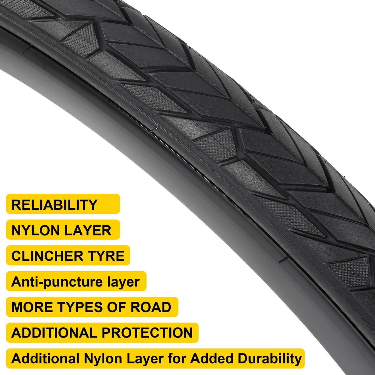 2 Pack 700C Foldable Bike Tires and Tubes Q82116
