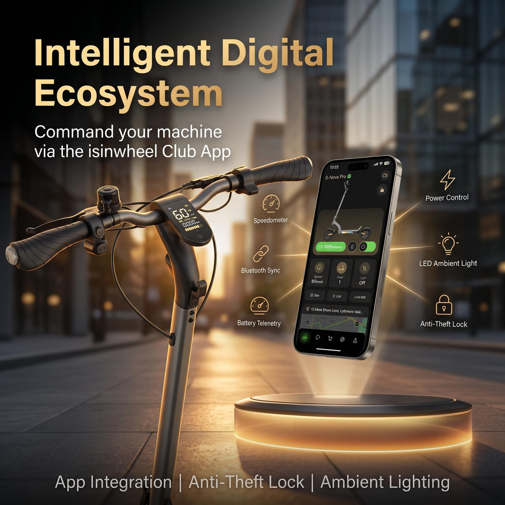 Electric Scooter, 28 MPH, 1000W, 38-Mile Range N494