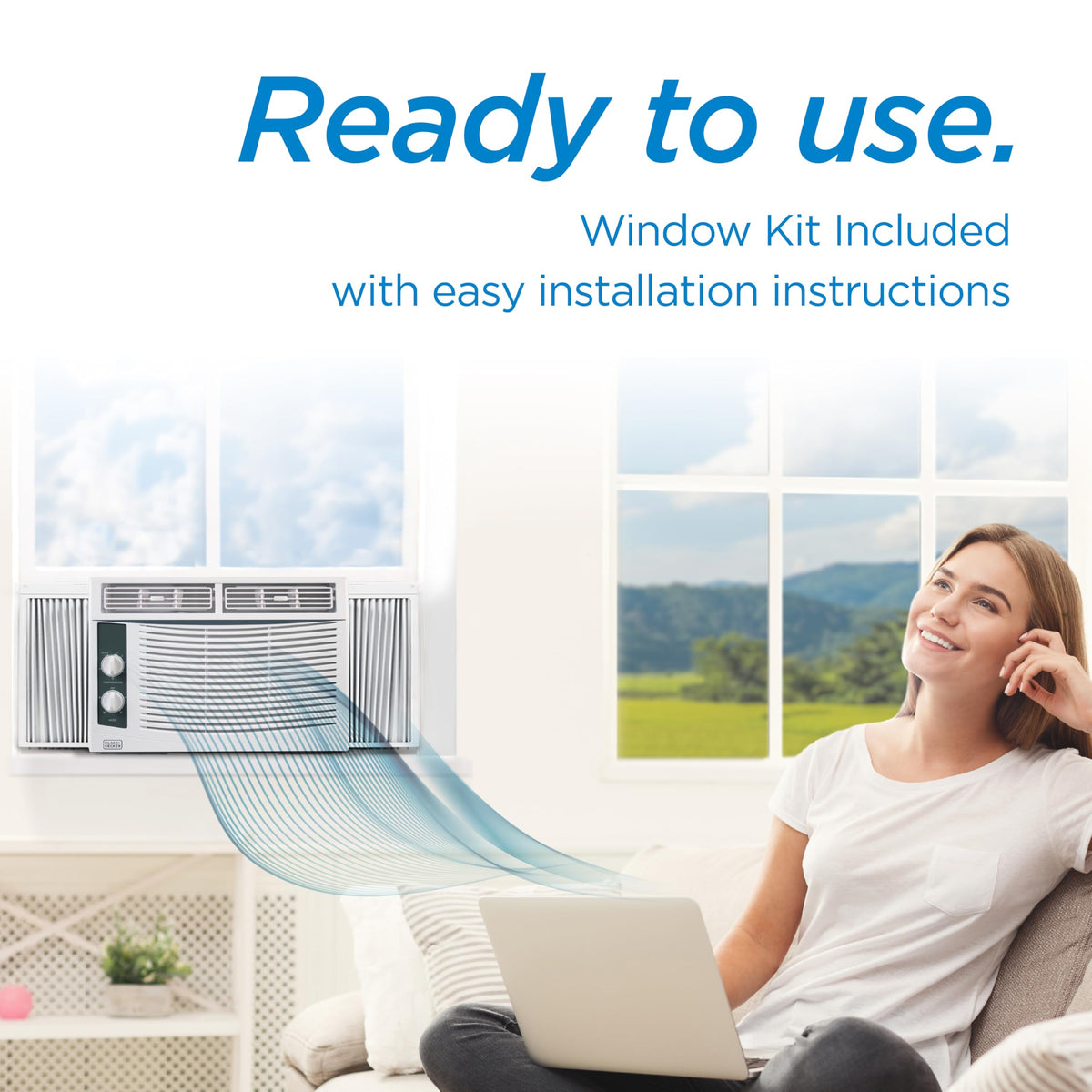 White 5,000 BTU Window Air Conditioner S1632