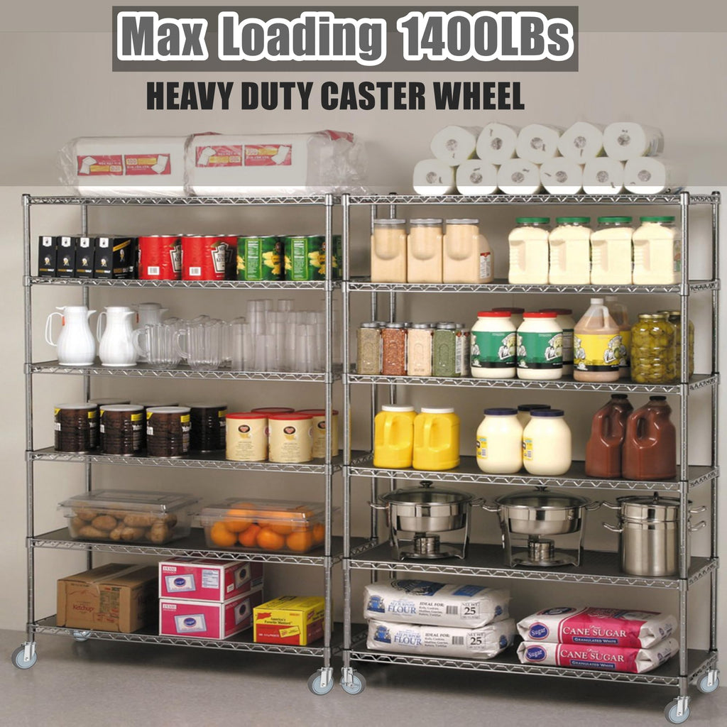 5-Inch Caster for Wire Shelving Racks, Set of 4 O782