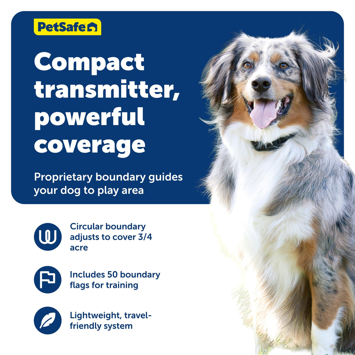 Wireless Fence, 2 Dog, Up to 3/4 Acre M3309