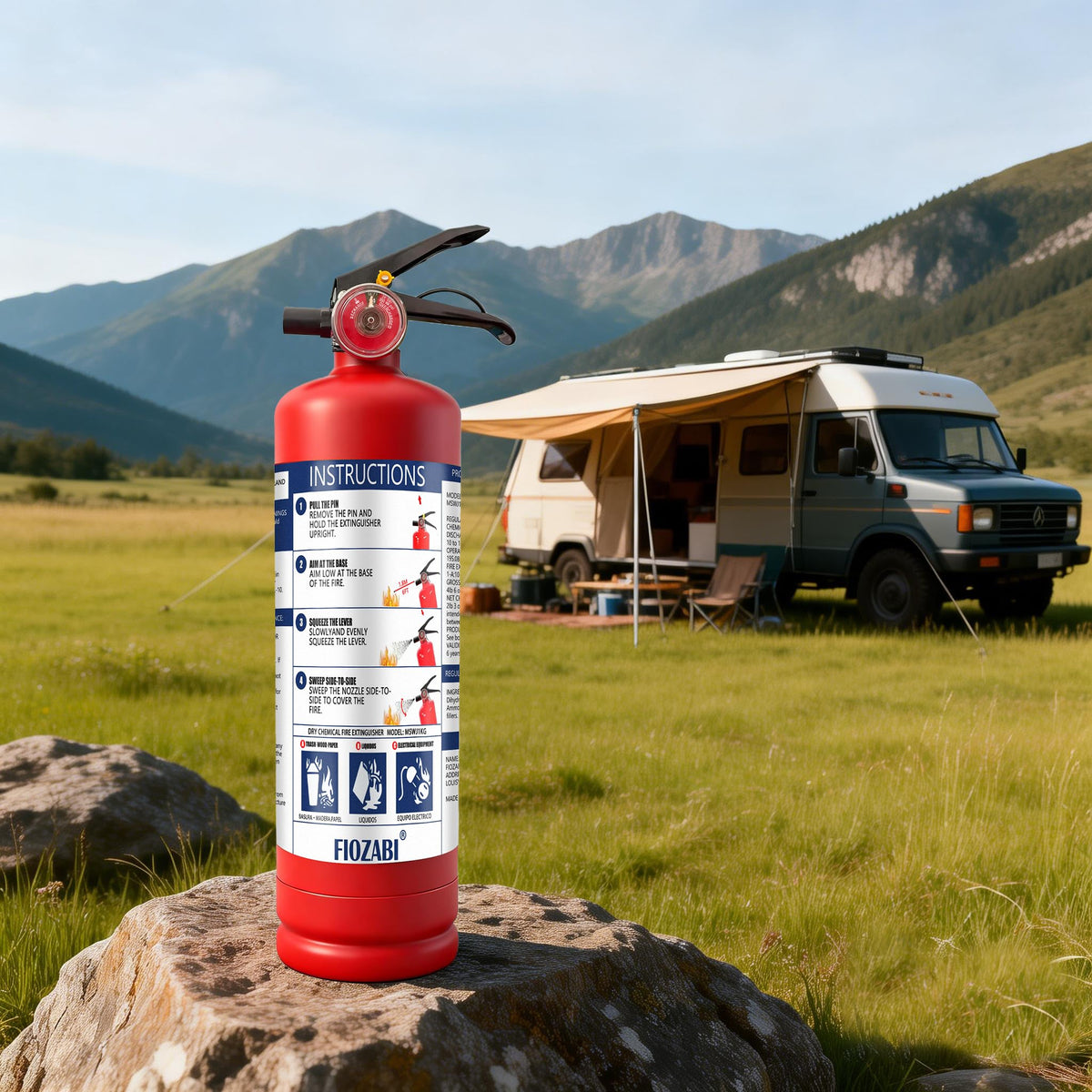 2.5 lb Dry Chemical Fire Extinguisher H224