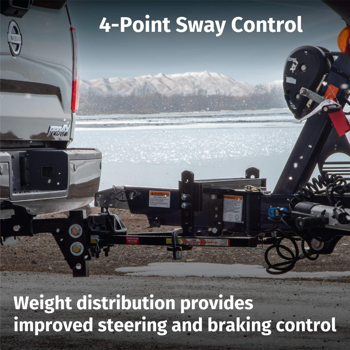 4-point Sway Control Hitch, 10,000 Lbs Trailer Weight Rating X978