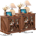 24'' End Table Set 2 with Charger D724