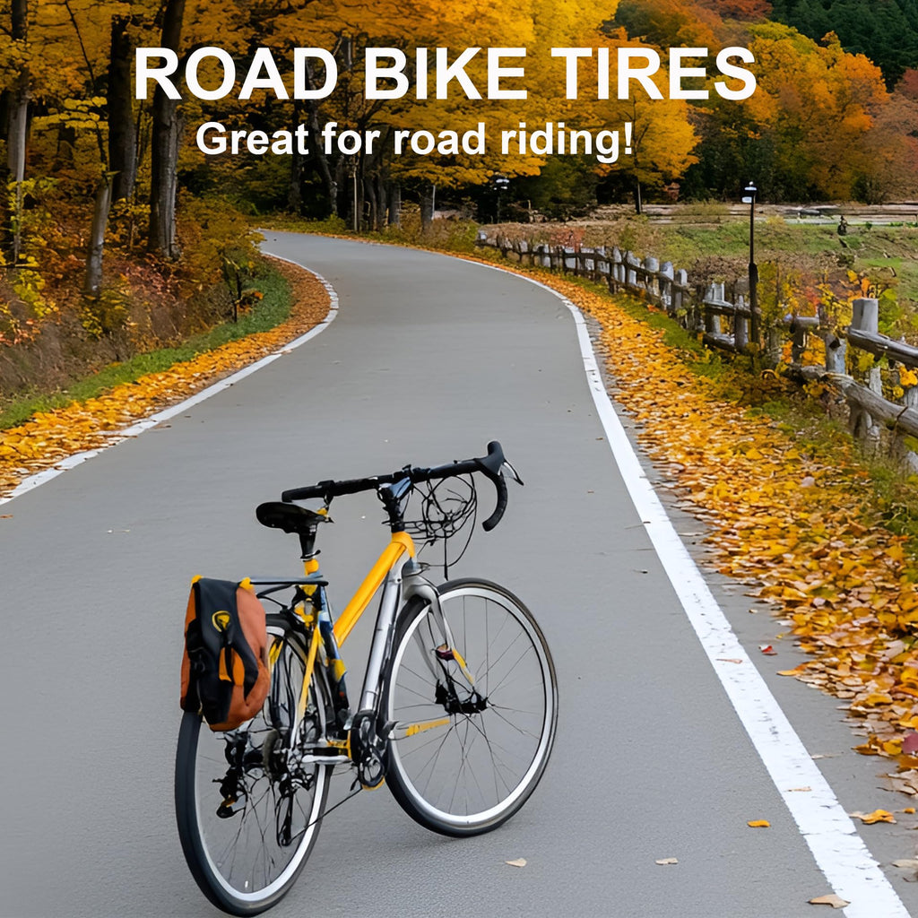 2 Pack 700C Foldable Bike Tires and Tubes Q82116