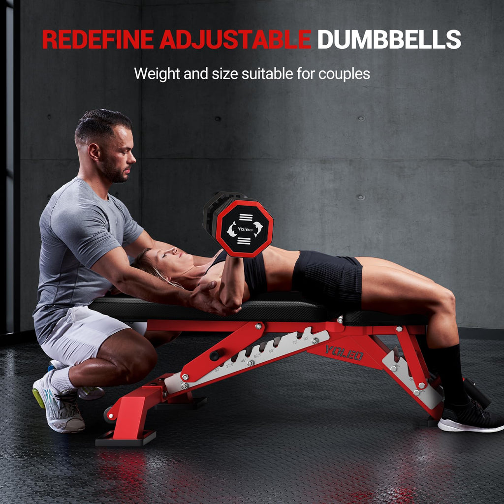 Adjustable Dumbbell Set 10/15/20/25 lb F739866