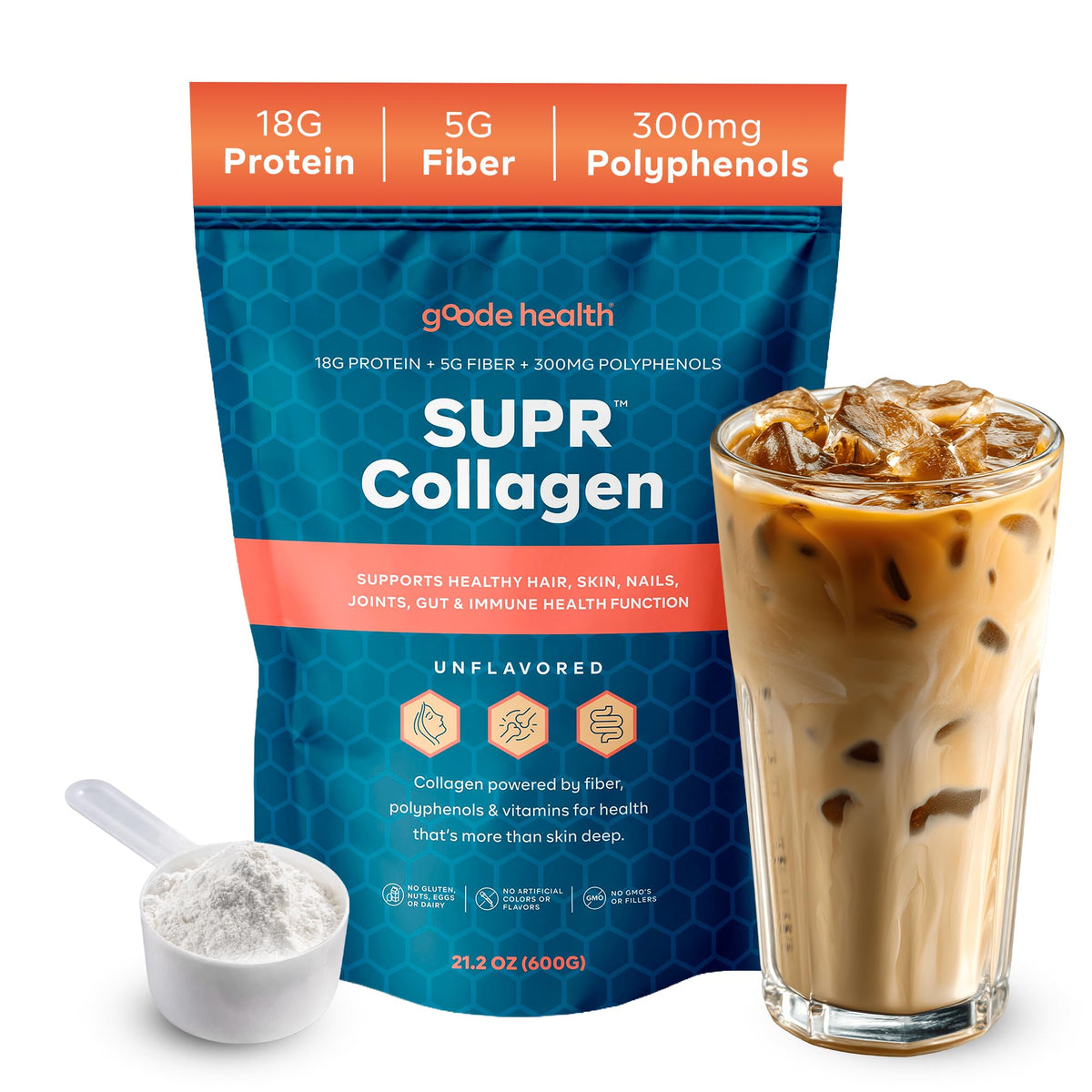 Unflavored Hydrolyzed Collagen Peptides Powder F685