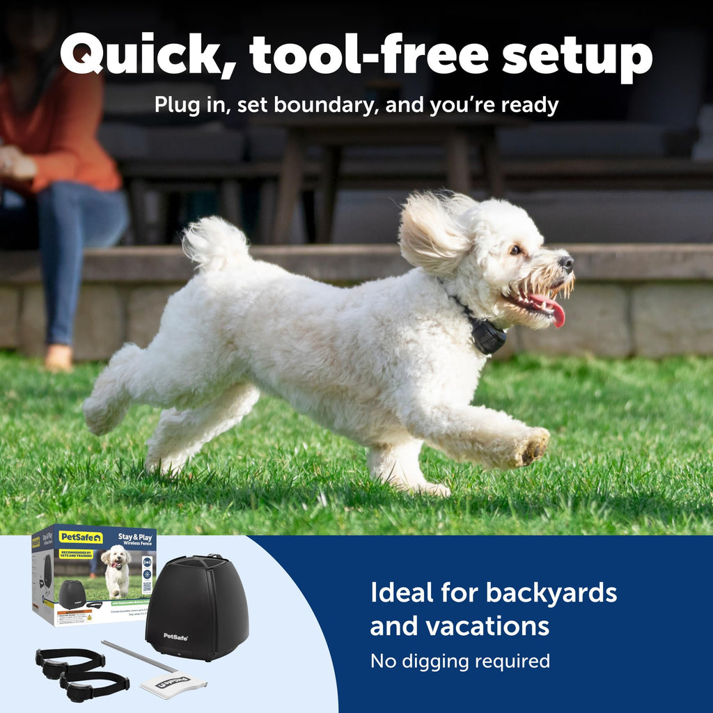 Wireless Fence, 2 Dog, Up to 3/4 Acre M3309