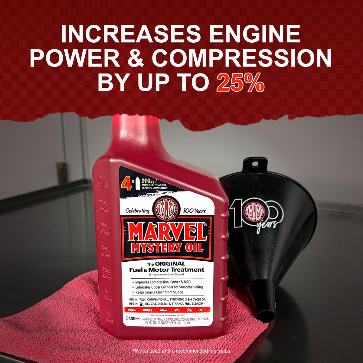 Motor Oil Treatment 16 oz Pack of 2 Y102