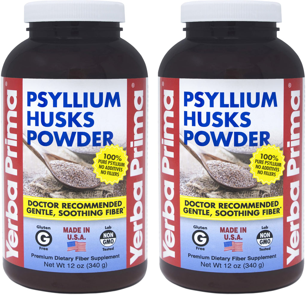Psyllium Husk Powder 12 oz (Pack of 2) F9347
