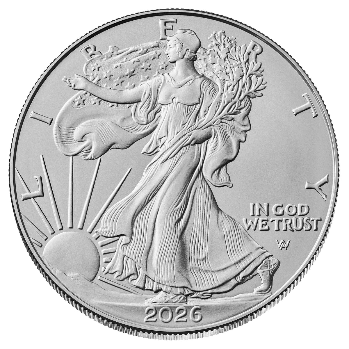 2026 U.S. Silver Eagle 1 oz Brilliant Uncirculated W707679