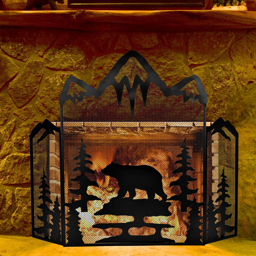 3-Panel Fireplace Screen U36213