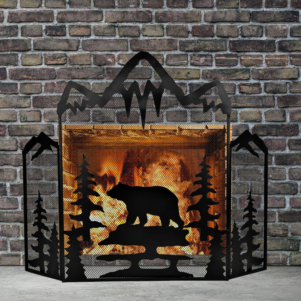 3-Panel Fireplace Screen U36213